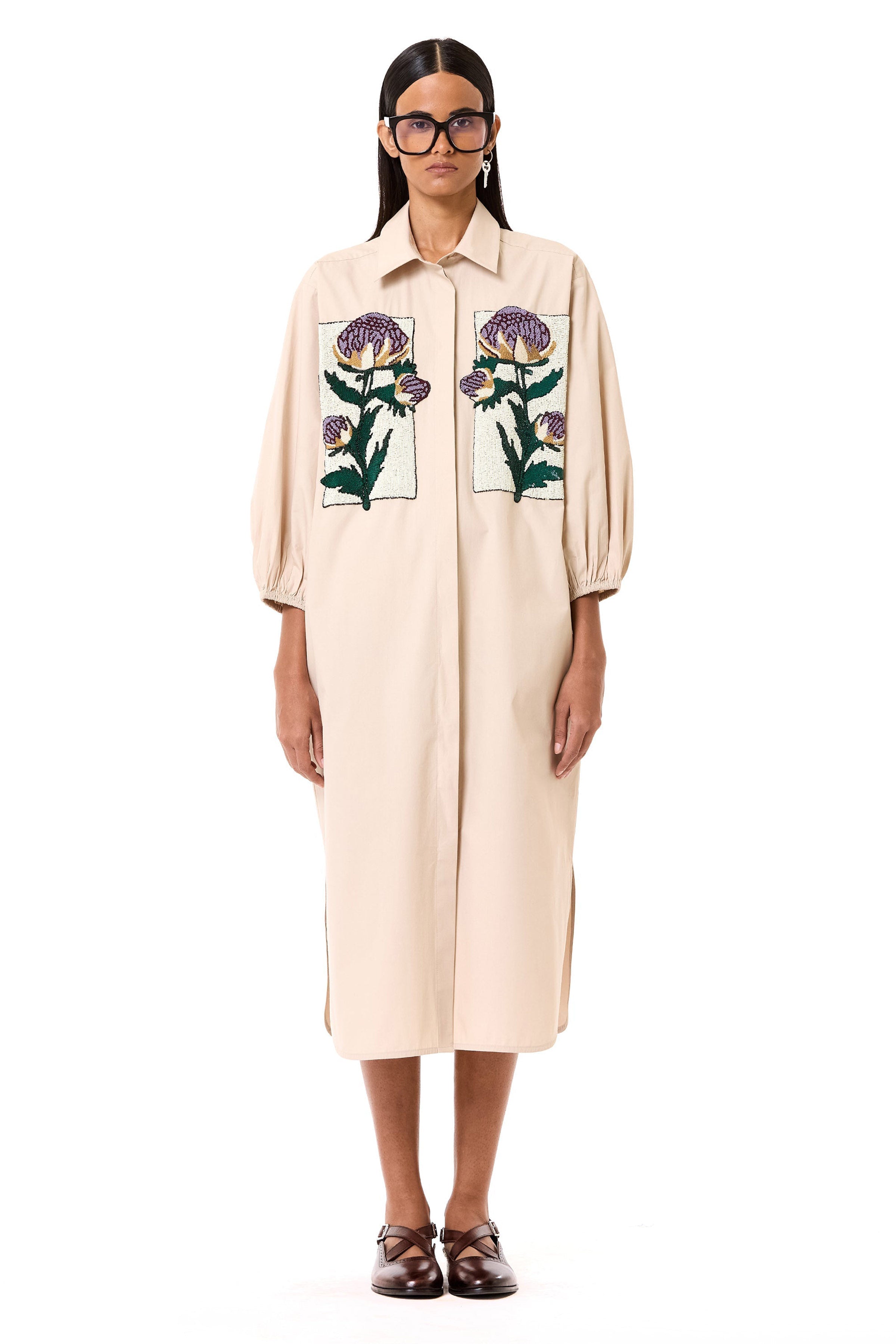 DRESS BEIGE