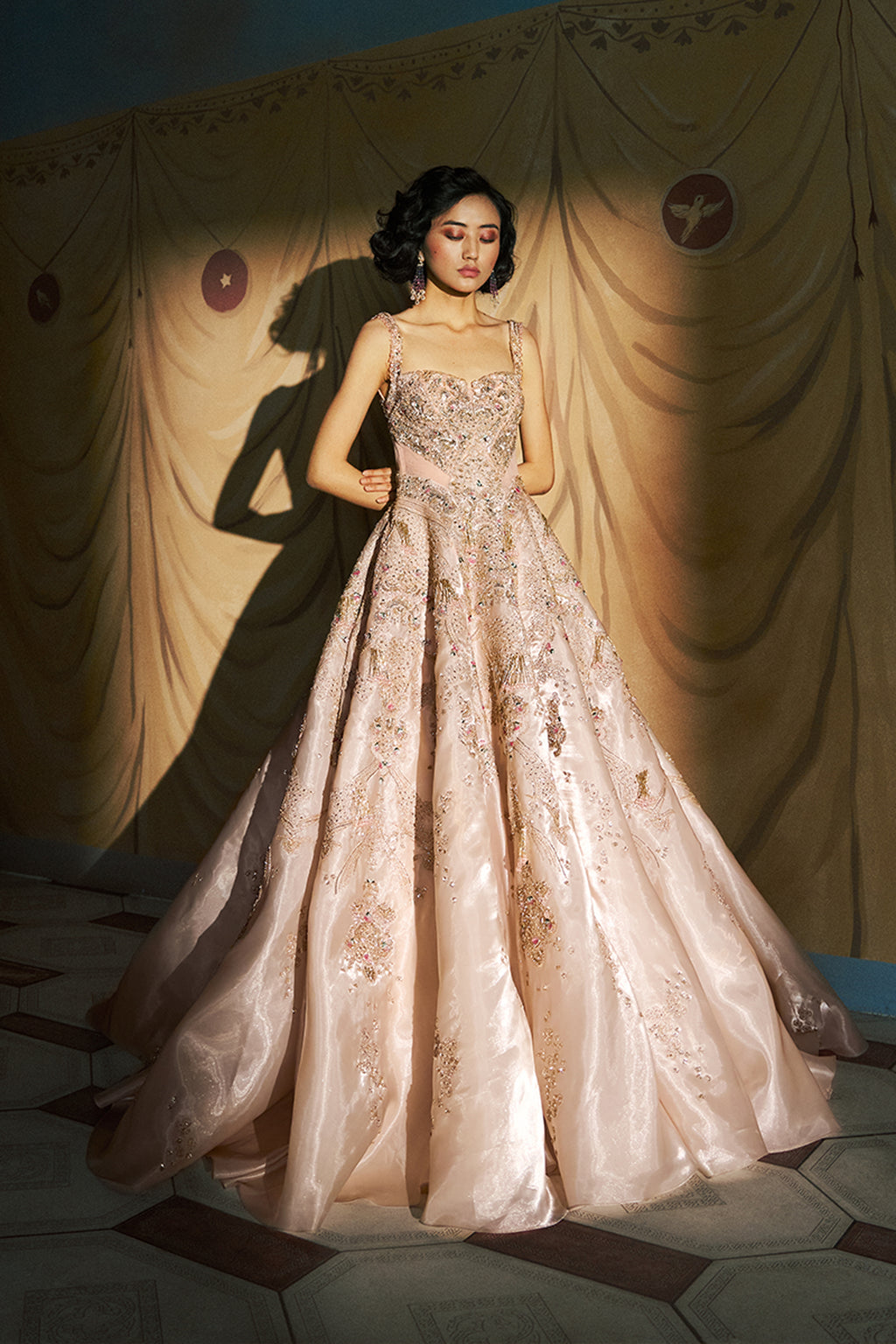 GOWN CRINO GOLDENMISTYCLOUD