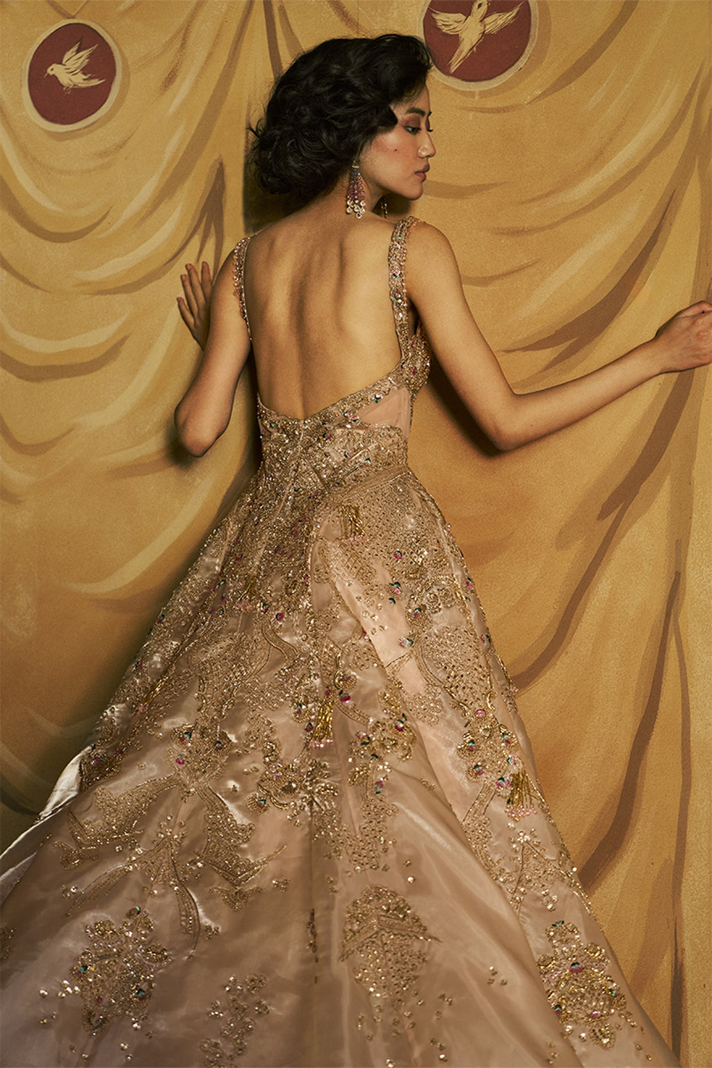 GOWN CRINO GOLDENMISTYCLOUD