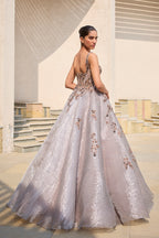 GOWN CRINO GREY