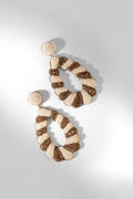 EARRINGS IVORY DUSTY PINK