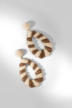 EARRINGS IVORY DUSTY PINK