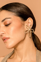 Earring Silver Gunmetal Gold