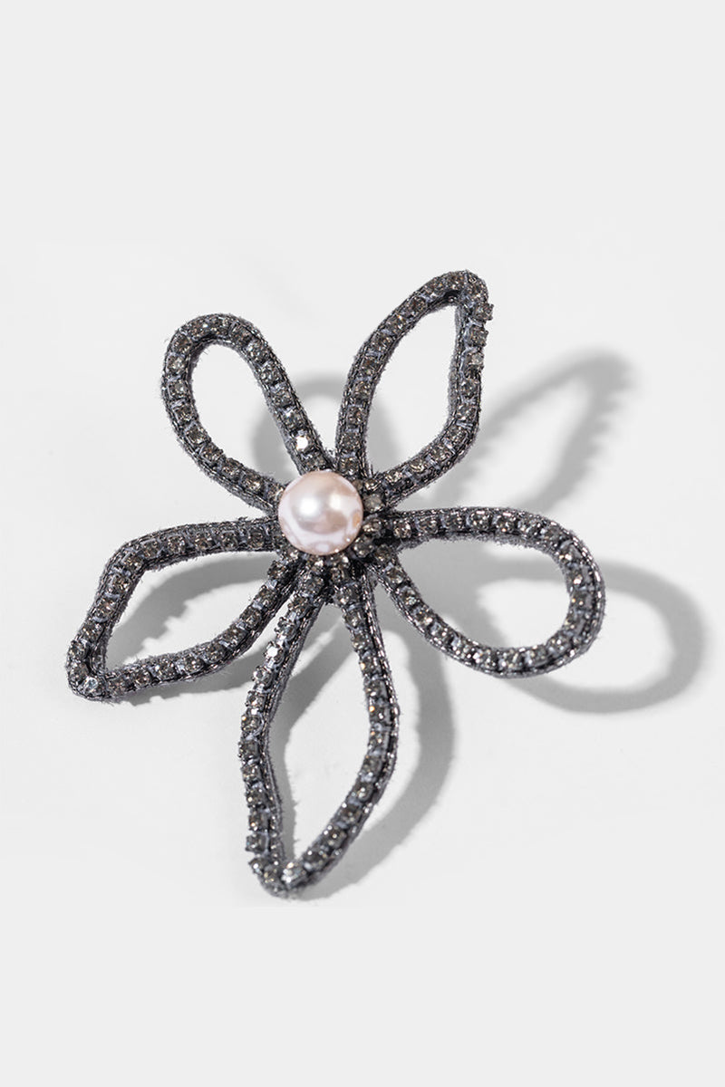 Earring Silver Gunmetal Gold