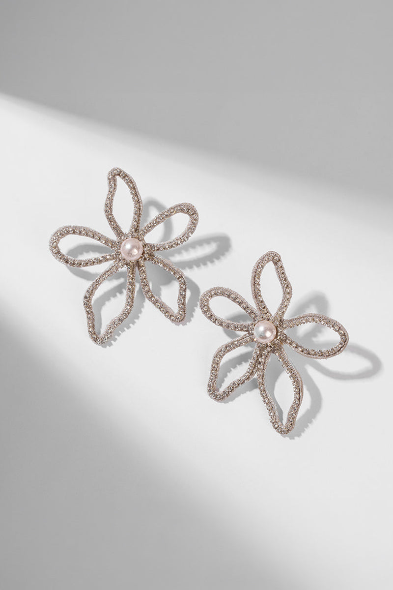 Earring Silver Gunmetal Gold