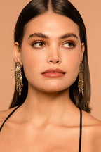 EARRINGS GOLD SILVER GUNMETAL
