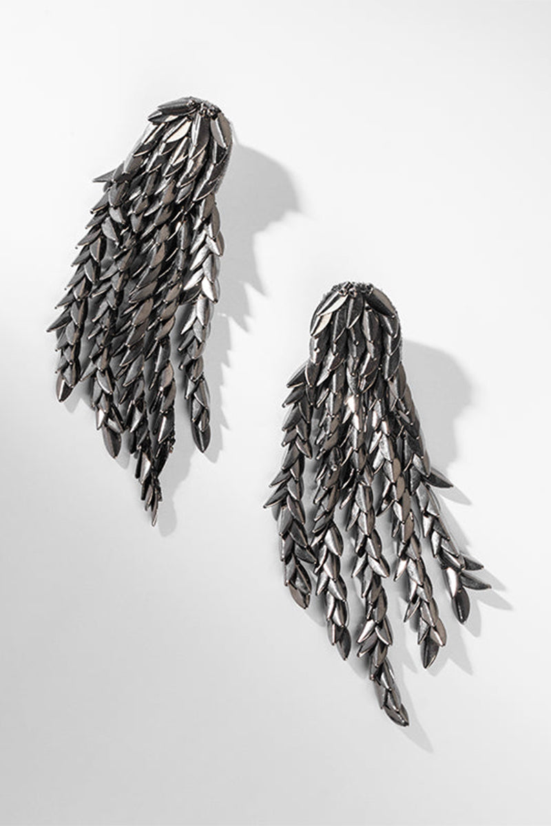 EARRINGS GOLD SILVER GUNMETAL