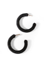 EARRINGS BLACK NAVY