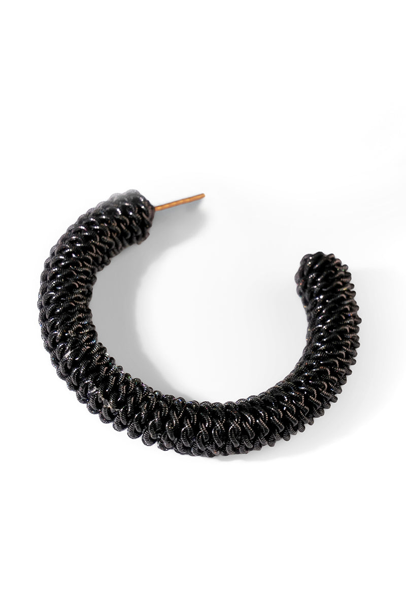 EARRINGS BLACK NAVY