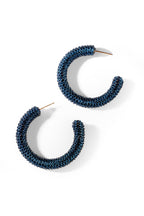 EARRINGS BLACK NAVY