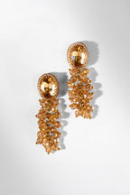 EARRINGS CHAMPAGNE TURQUOISE