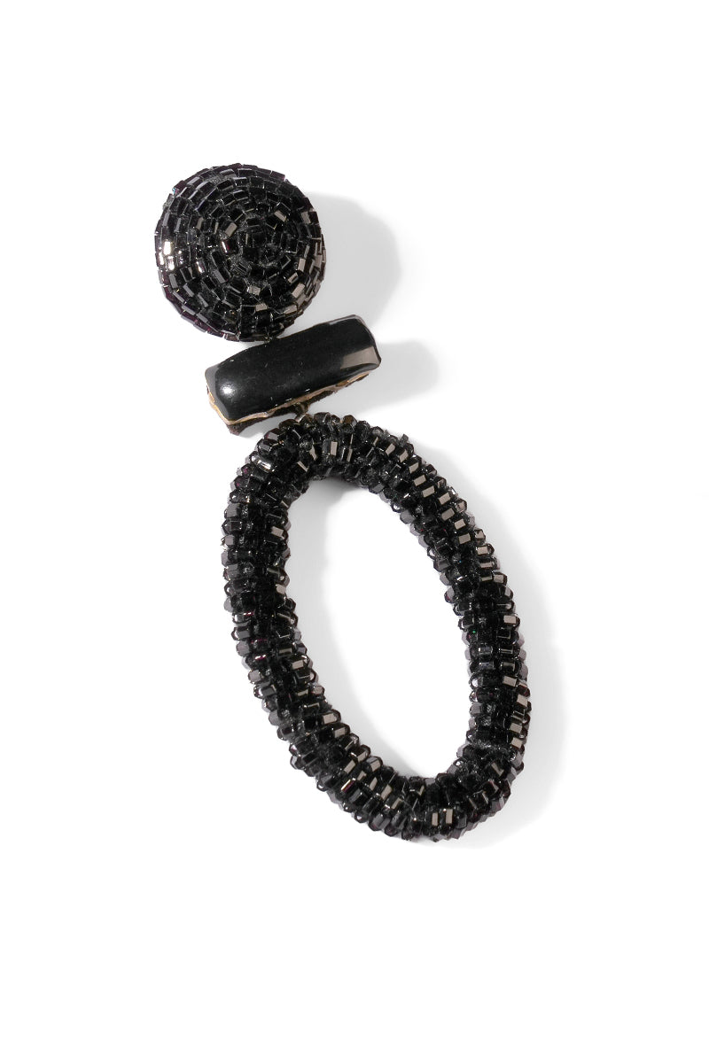 EARRING BLUE BLACK GREEN RED