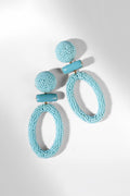 EARRING BLUE BLACK GREEN RED
