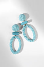 EARRING BLUE BLACK GREEN RED