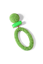 EARRING BLUE BLACK GREEN RED