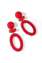 EARRING BLUE BLACK GREEN RED