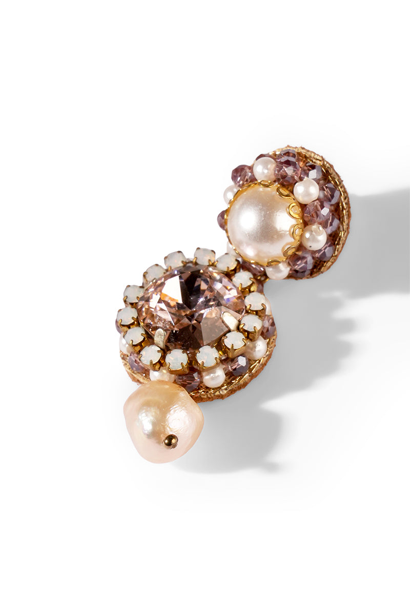 EARRING GOLD GREEN