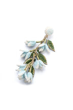 EARRING BABY BLUE PINK IVORY