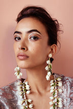 EARRING BABY BLUE PINK IVORY