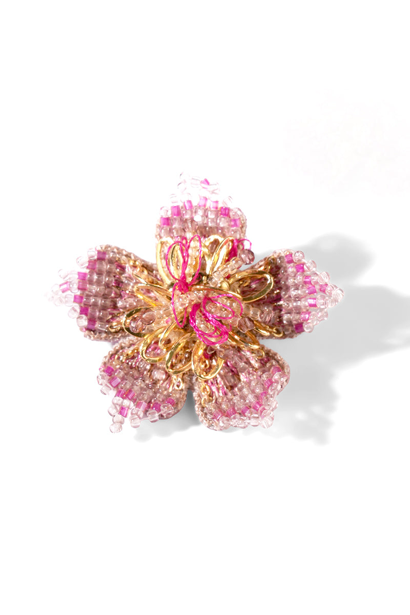 EARRINGS BLUE FUCHSIA