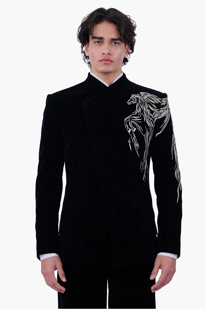 Bandhgala Black