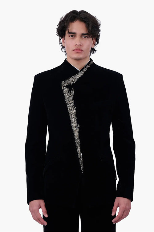 Bandhgala Black