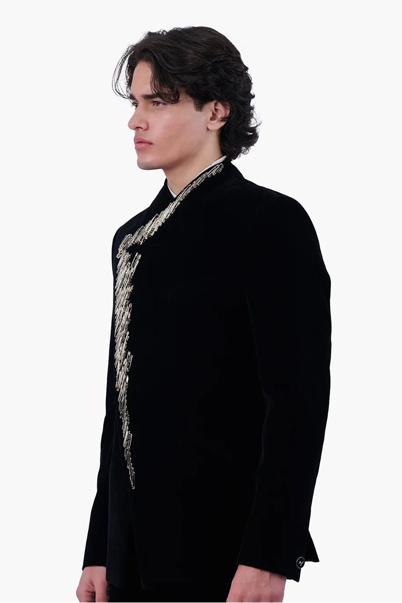 Bandhgala Black