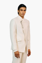 BANDHGALA OFF WHITE