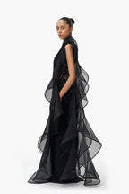 SAREE GOWN BLACK