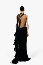 SAREE GOWN BLACK