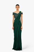 SAREE GOWN EMERALD