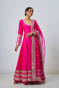 ANARKALI PANT DUPATTA RANI PINK