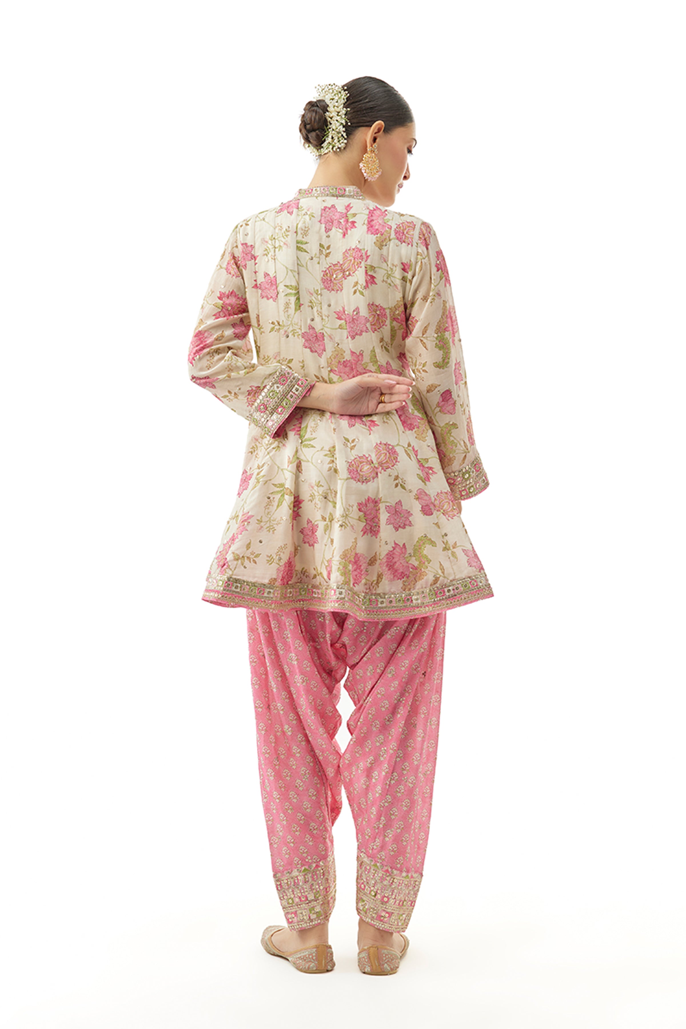 GOPI VAID KURTI SALWAR DUPATTA PINK