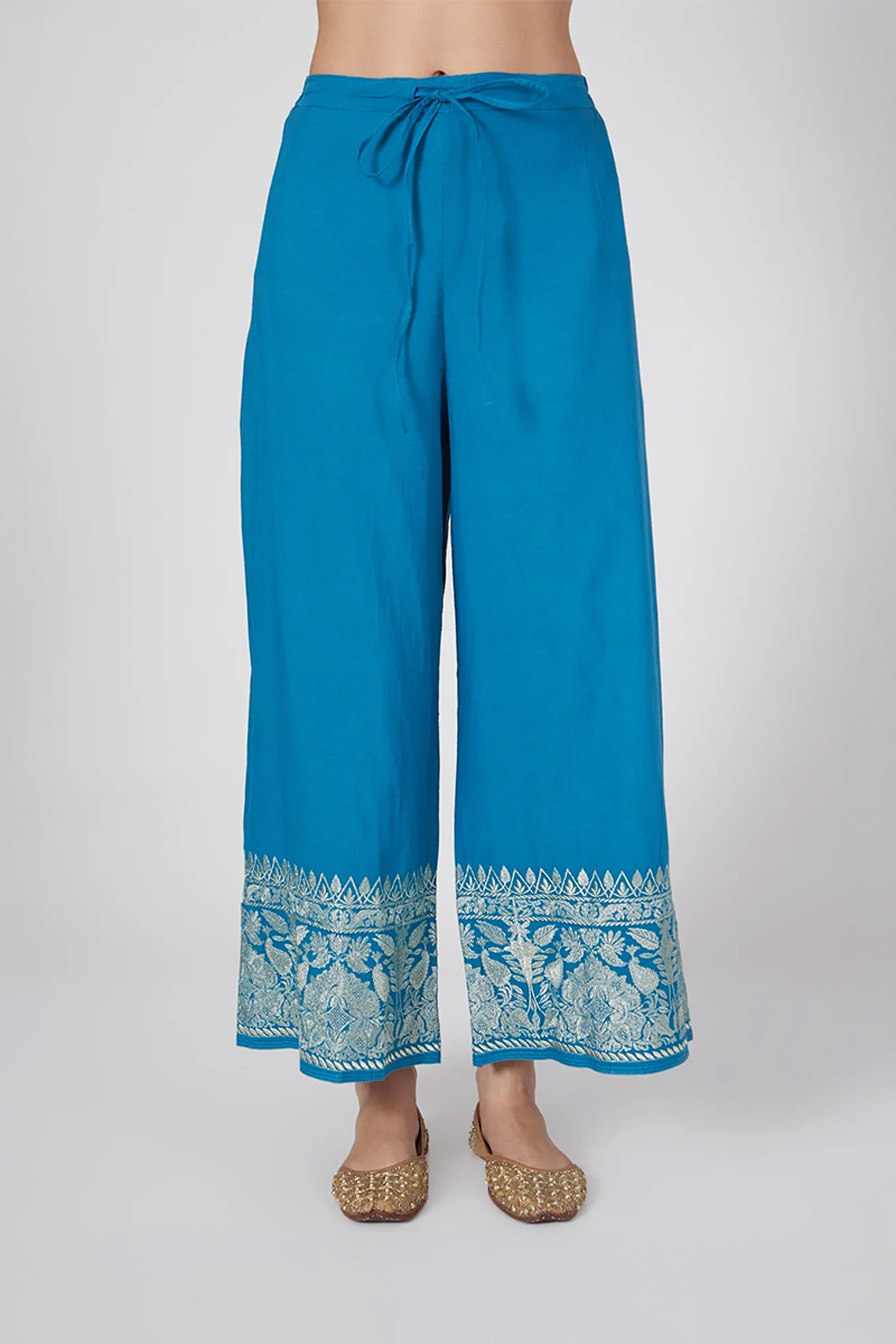 PALAZZO KURTA DUPATTA BLUE