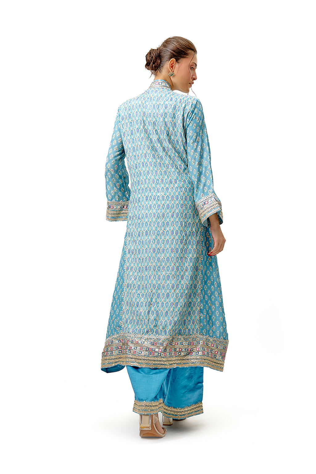 GOPI VAID KURTA PANT DUPATTA BLUE