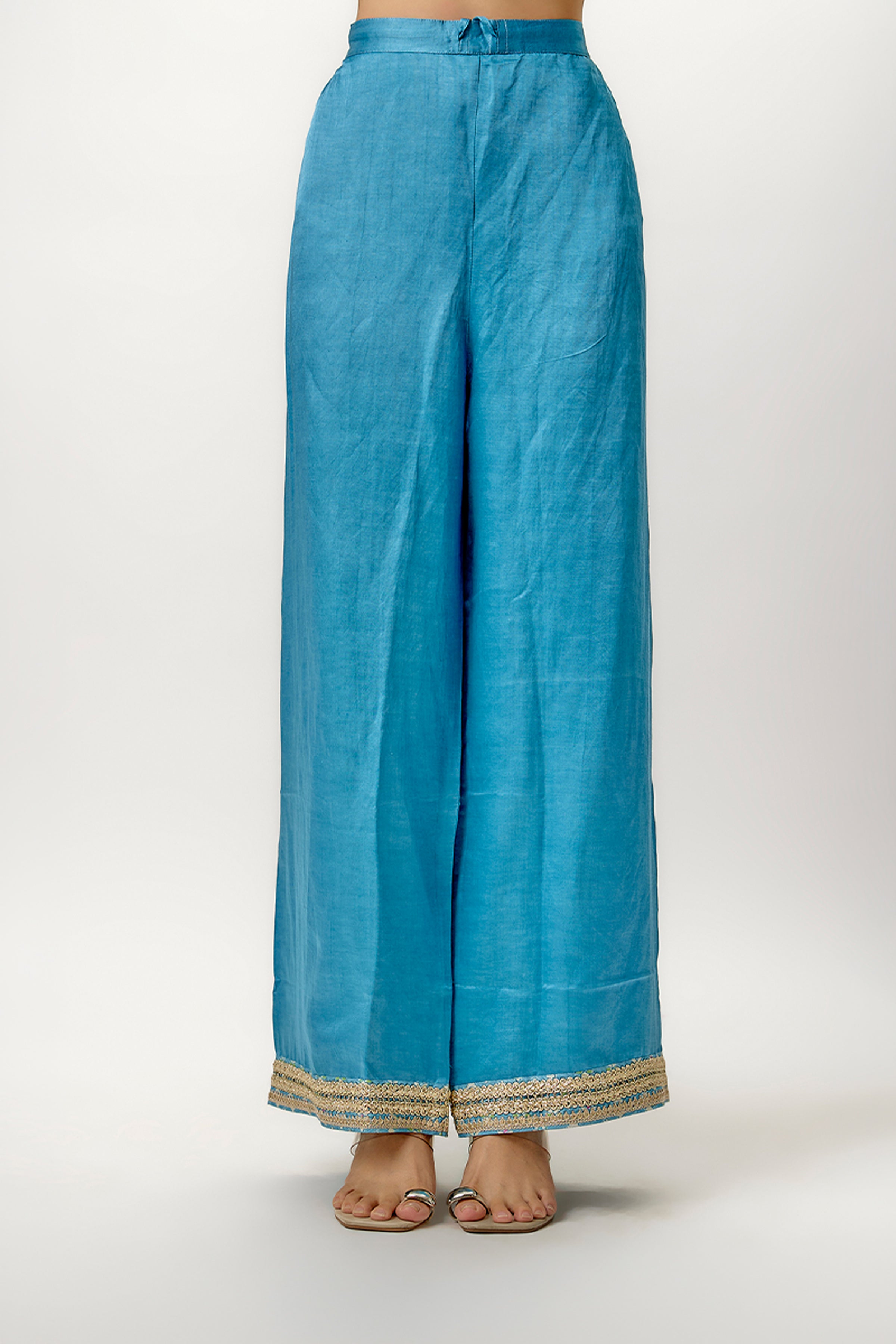 GOPI VAID KURTA PANT DUPATTA BLUE