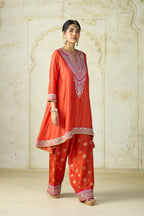 KURTA SALWAR ORANGE