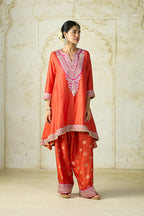 KURTA SALWAR ORANGE