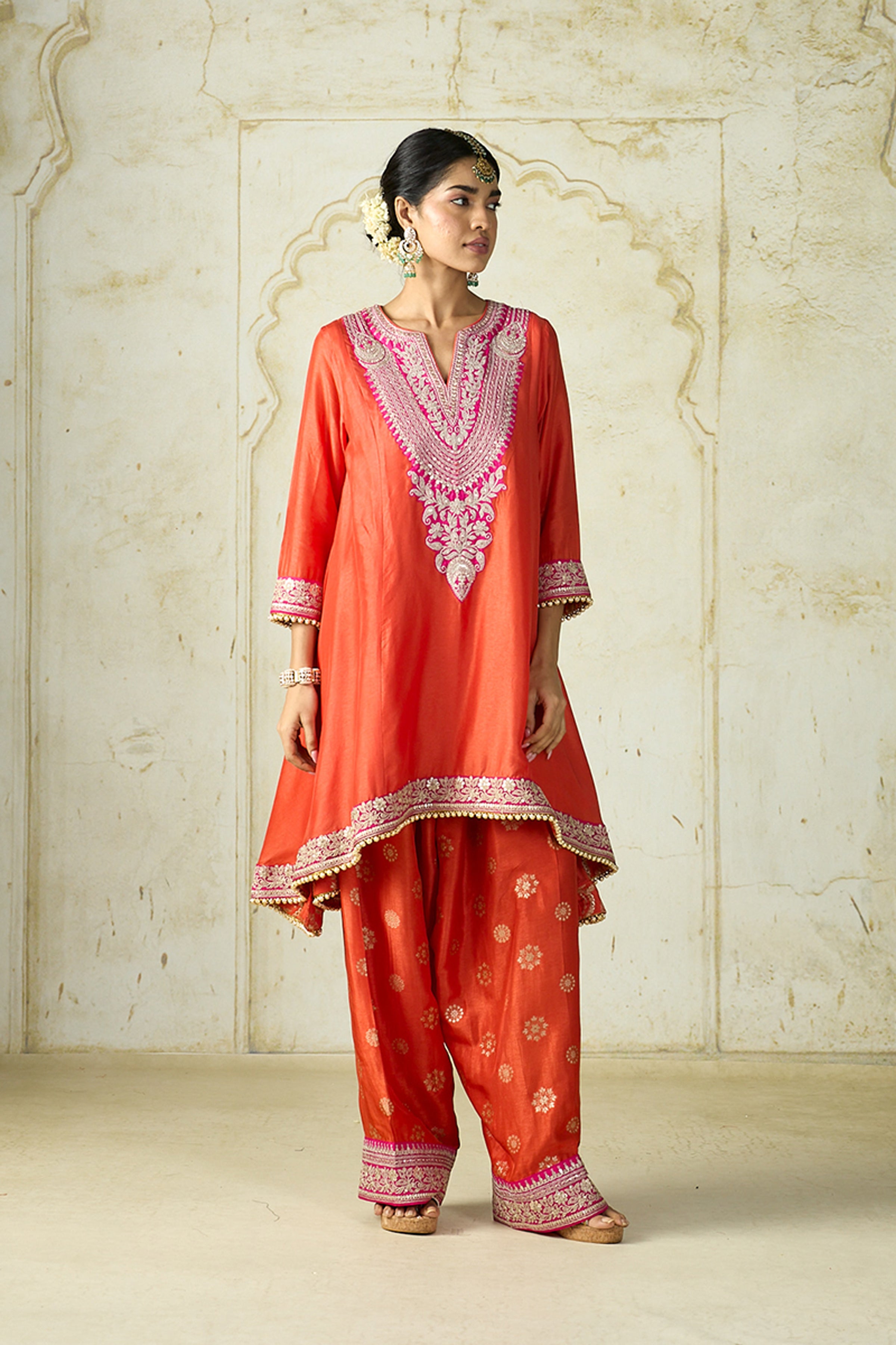 KURTA SALWAR ORANGE