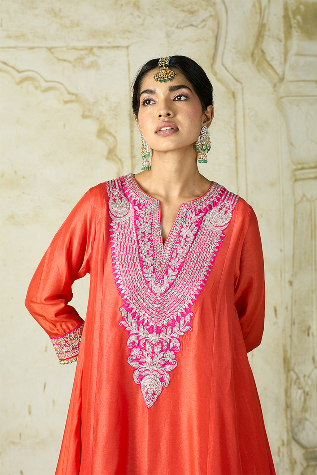 KURTA SALWAR ORANGE
