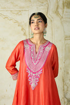 KURTA SALWAR ORANGE