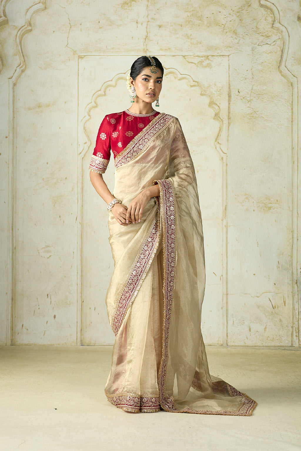 SAREE BLOUSE IVORY