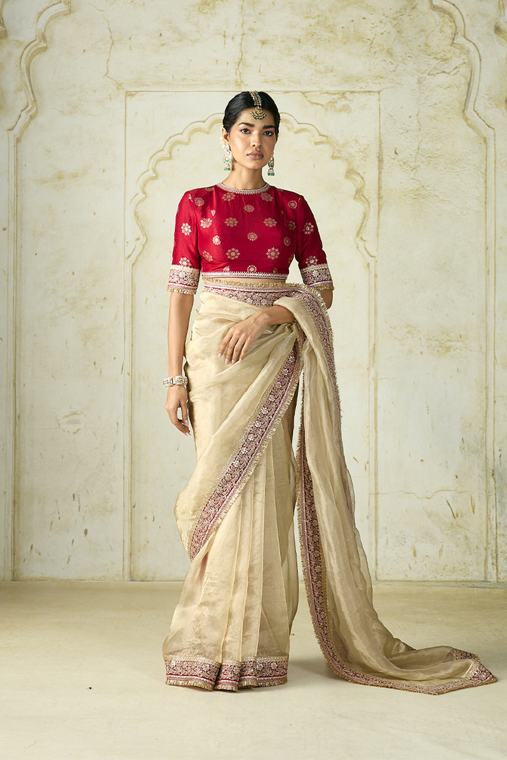 SAREE BLOUSE IVORY