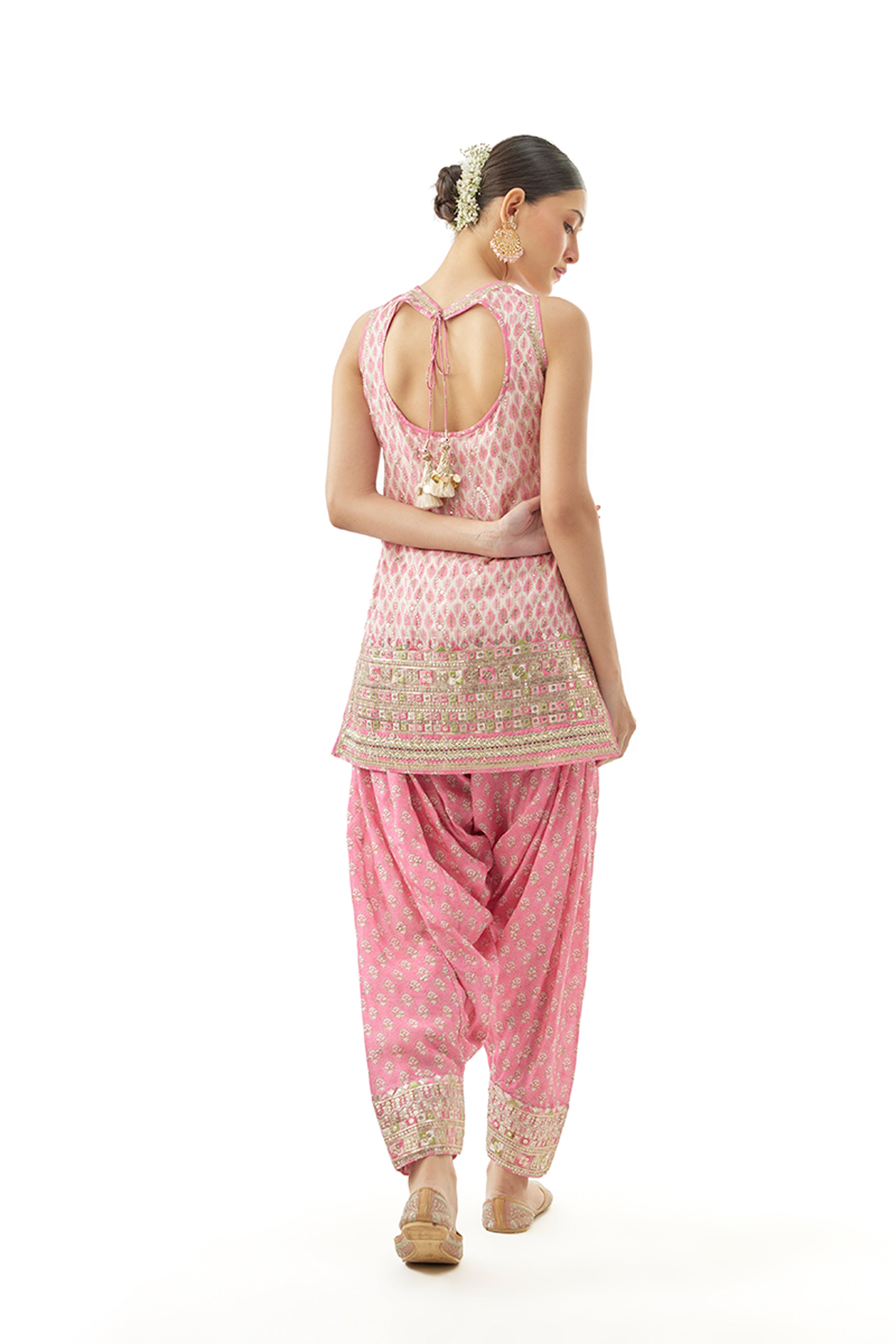 KURTA SALWAR DUPATTA PINK