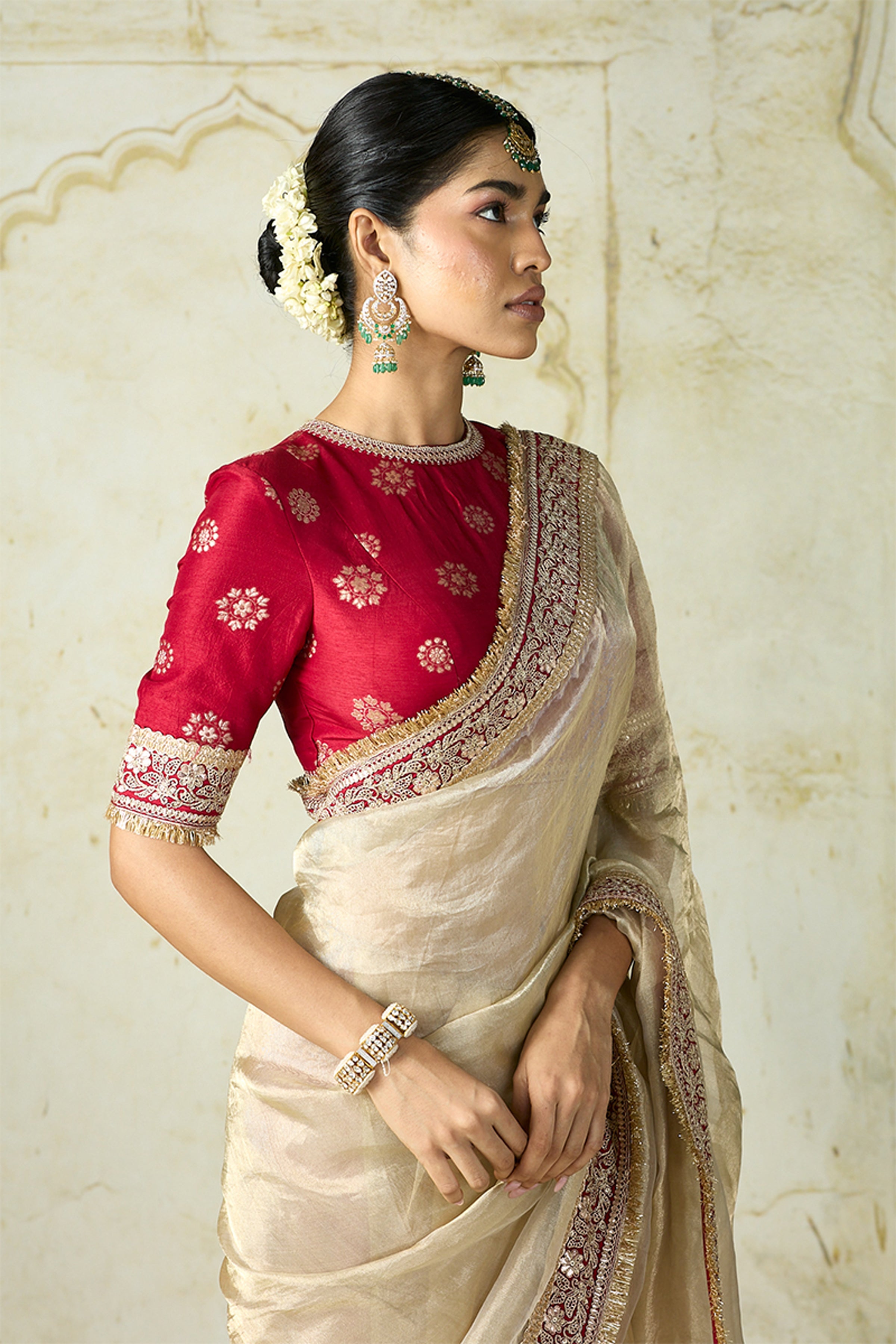 SAREE BLOUSE IVORY