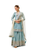 SHARARA KURTI DUPATTA BLUE