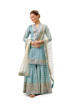SHARARA KURTI DUPATTA BLUE