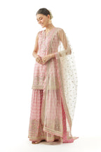 KURTI SHARARA DUPATTA PINK
