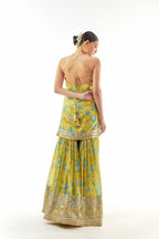 SHARARA KURTA DUPATTA YELLOW