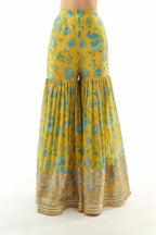 SHARARA KURTA DUPATTA YELLOW